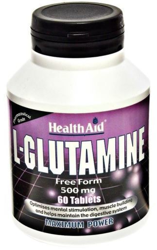 HealthAid L-Glutamine 500 mg 60 comprim&eacute;s