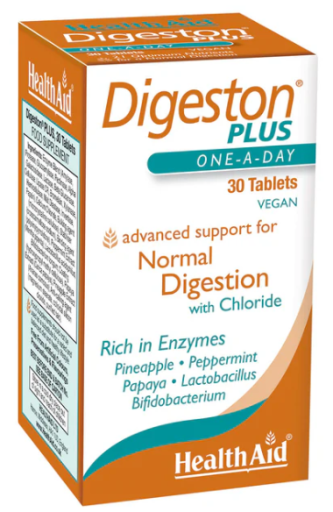 HealthAid Digeston Plus Riche en Enzymes 30 Comprim&eacute;s