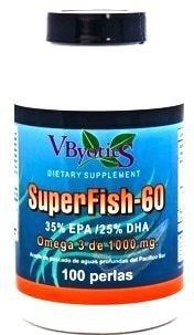 Vbyotics Superfish 60 (35% d'EPA-DHA 25%) 100Perlas