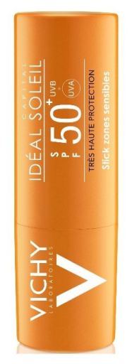 Vichy Id&eacute;al Soleil Stick Zones Sensibles SPF50+ 9 gr