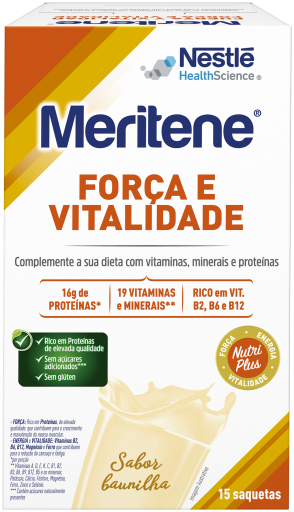 Meritene Milkshake &agrave; la vanille 15x30 gr