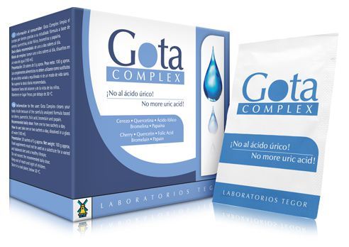 Laboratorios Tegor Gota complexe compl&eacute;ment alimentaire 20 sachets