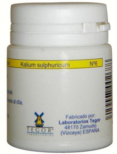 Laboratorios Tegor Sulfate de Kalium de potassium d6 t&eacute;gorsal N6