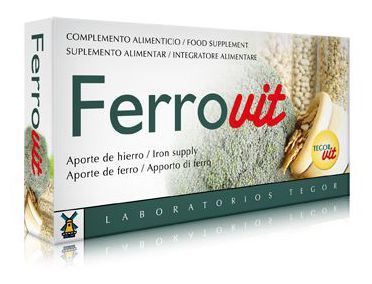 Laboratorios Tegor Ferrovit Vitablets 30 comprim&eacute;s