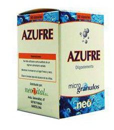 Neovital Health Microgranules de soufre 50 capsules
