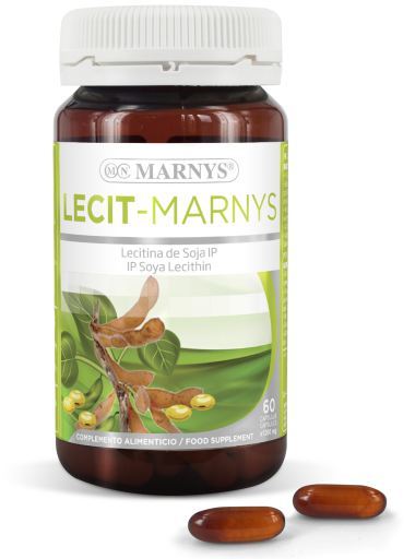 Marnys L&eacute;cithine de soja 1200 mg 60 g&eacute;lules