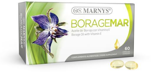 Marnys Huile de bourrache Boragemar 60 capsules x 500 mg