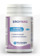 Ergymag avec magnésium, vitamines B et zinc 100 gélules Ergymag avec magnésium, vitamines B et zinc 100 gélules