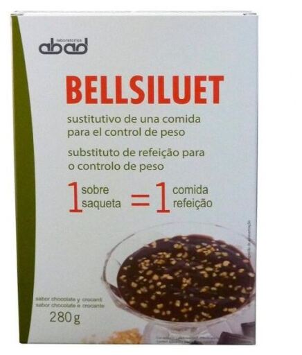 Cr&egrave;me au chocolat Bellsiluet avec croquants 5 sachets