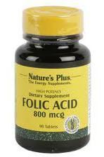 NaturesPlus Acide folique - 90 comprim&eacute;s