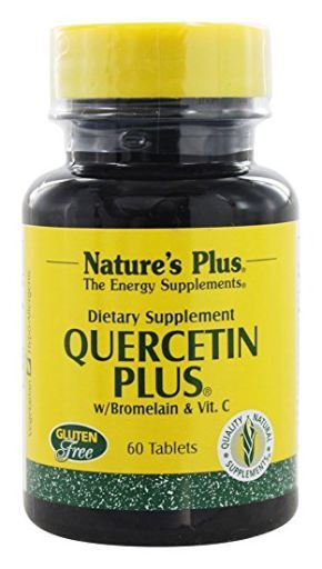 NaturesPlus Compl&eacute;ment alimentaire &agrave; base de querc&eacute;tine et de bioflavono&iuml;des&ndash; 60comprim&eacute;s