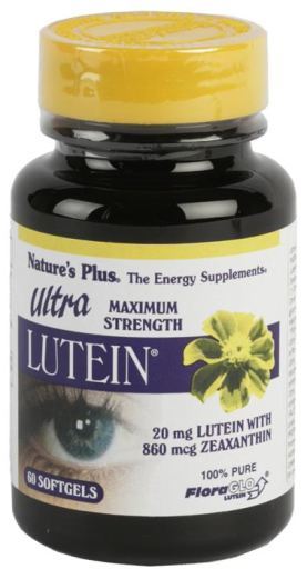 NaturesPlus Antioxydant Ultra Lut&eacute;ine - 60 G&eacute;lules