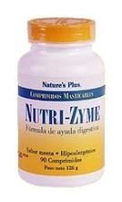 Enzymes digestives pour v&eacute;g&eacute;tariens Nutrizyme 90 comprim&eacute;s