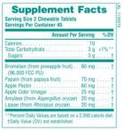 Enzymes digestives pour v&eacute;g&eacute;tariens Nutrizyme 90 comprim&eacute;s