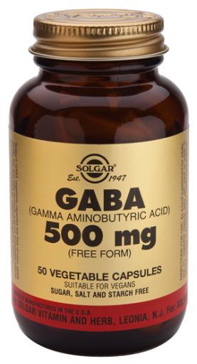Solgar Gaba 500 mg G&eacute;lules V&eacute;g&eacute;tales