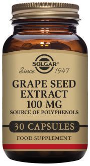 Solgar P&eacute;pins de Raisin P&eacute;pins de Raisin 100 mg 30 Comp
