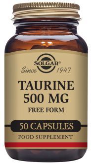 Solgar Taurine 500 mg 50 g&eacute;lules