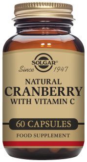 Solgar Canneberge &agrave; la vitamine C 60 g&eacute;lules v&eacute;g&eacute;tales
