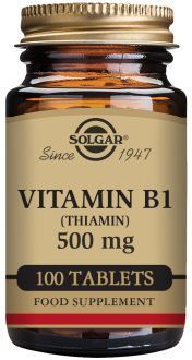 Solgar Vitamine B1 500 mg 100 comprim&eacute;s