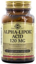 Acido Alfa Lipoico 120 mg 60 cápsulas Acido Alfa Lipoico 120 mg 60 cápsulas