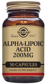 Solgar Alpha Lipoic Acid 200 mg 50 Vegetable Capsules