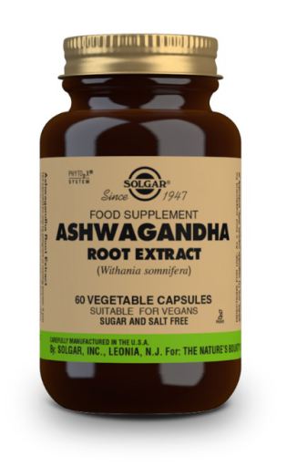 Solgar Ashwaganda Withania Somnifea 60 g&eacute;lules