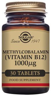 Solgar Methylcobalamine (Vitamine B12) 1000 mcg 30 Comprimes