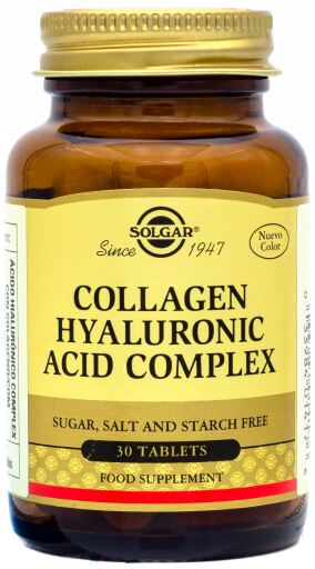 Solgar Complexe d'acide hyaluronique 120 mg 30 comprim&eacute;s
