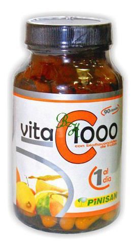 Pinisan Vitamine C 1000 mg Bioflavono&iuml;des 90 g&eacute;lules