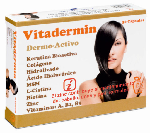 Dis Vitadermin 30 g&eacute;lules (Peau-Cheveux-Ongles)