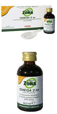 Ener Zona Bouteilles d'om&eacute;ga 3 Rx 33 ml. Zone &eacute;nerg&eacute;tique
