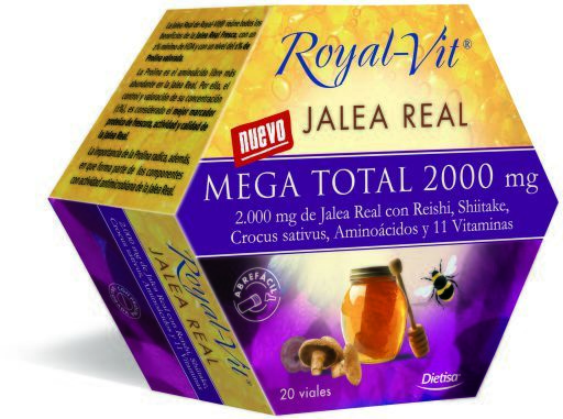 Dietisa Royal Vit Jalea Jalea Mega Total 2000 mg 20 Viales