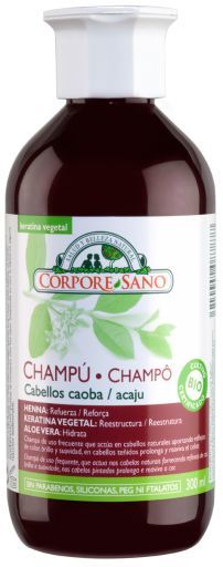 Corpore Sano Shampooing au henn&eacute; pour cheveux acajou - 300 millilitres