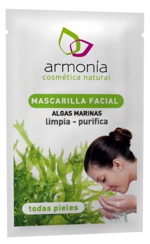 Armon&iacute;a Cosm&eacute;tica Natural Masque facial aux algues 12 enveloppes