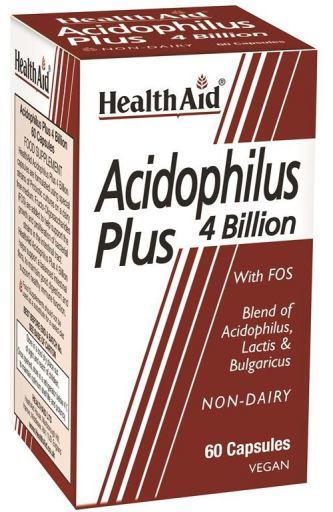 HealthAid Acidophilus Plus Probiotique 60 g&eacute;lules