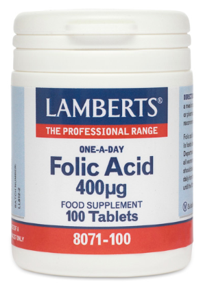 Acide folique 400 mcg Petits comprim&eacute;s faciles &agrave; avaler