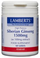 Ginseng sib&eacute;rien 1 500 mg 60 Comprim&eacute;s