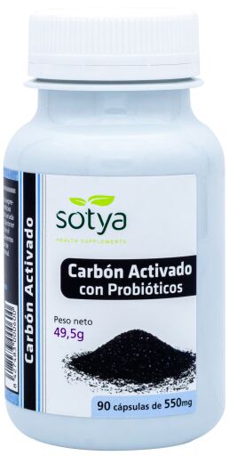 Sotya Charbon probiotique 550 mg 90 capsules