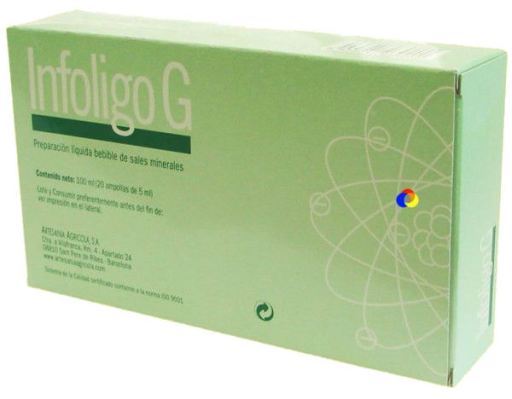 Artesania Agr&iacute;cola Infoligo-G Cu,mg,mn,zn,au 20 flacons