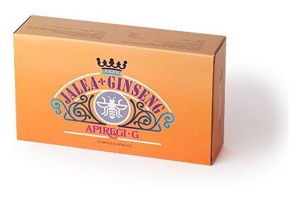 Artesania Agr&iacute;cola Apiregi G Gel&eacute;e R+Ginseng 20 Ampoules