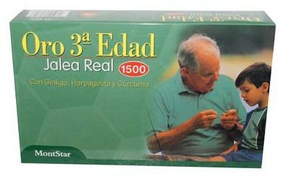 Mont Star Gel&eacute;e Royale pour Seniors Gold 20 Ampoules