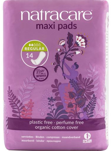 Natracare Regular Compresses Maxi 14 uds