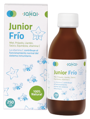 Sakai Junior Cold Sirop active les d&eacute;fenses 250 ml