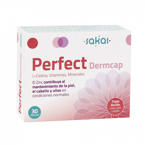 Sakai Perfect Dermcap nourrit votre peau, vos cheveux et vos ongles 30 capsules