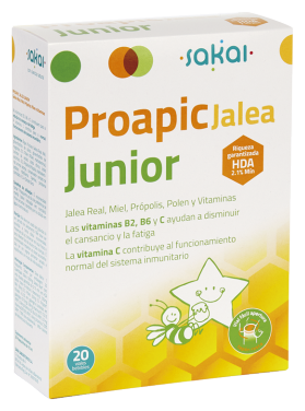 Proapi Junior Gel&eacute;e 20 Ampoules