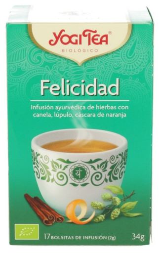 Yogi Tea Infusion du Bonheur 17 sachets de th&eacute;
