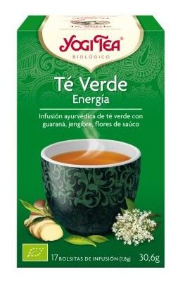 Yogi Tea Th&eacute; vert &eacute;nerg&eacute;tique 17 sachets de th&eacute;