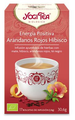 Yogi Tea Canneberges &agrave; &eacute;nergie positive 17 sachets