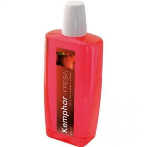 Kemphor Bain de bouche &agrave; la fraise pour enfants 500 ml