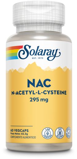 Solaray NAC 295 mg 60 g&eacute;lules v&eacute;g&eacute;tales